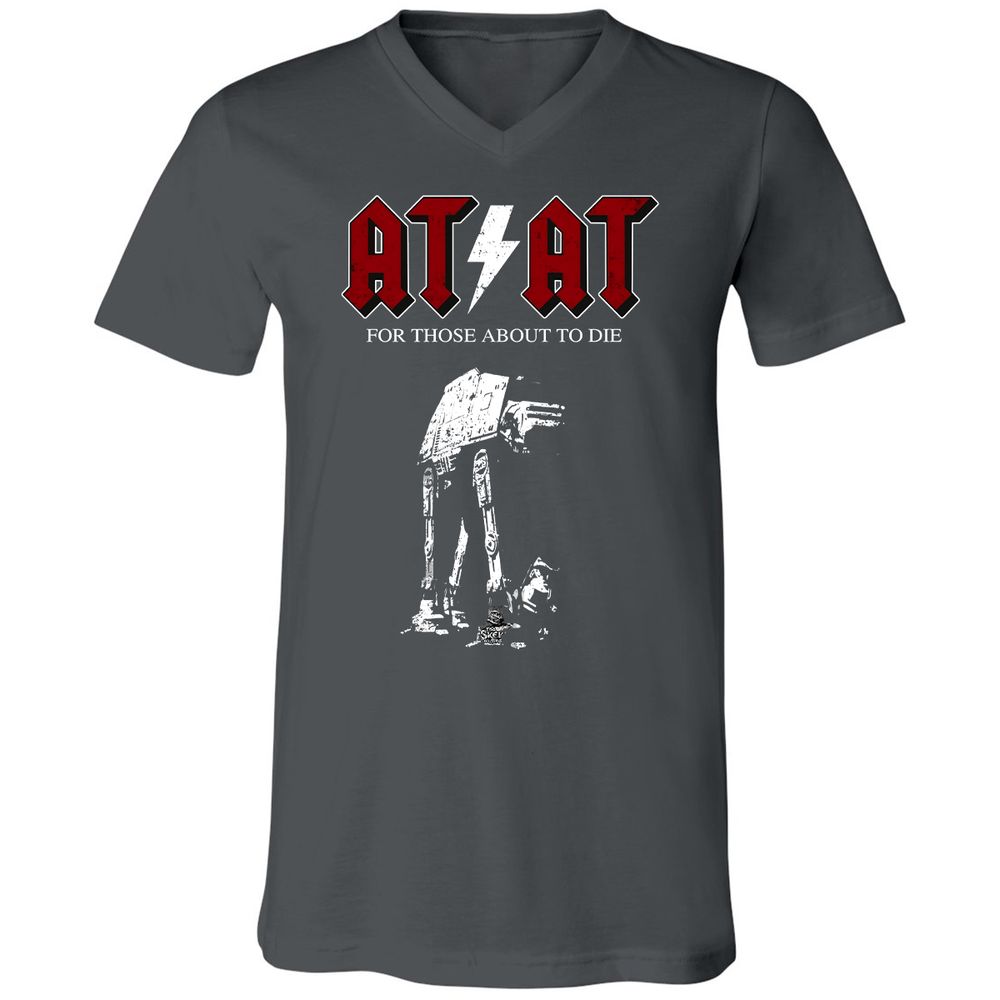 Unisex V-Neck T-Shirt - 71RTAAZU - Asphalt - 13