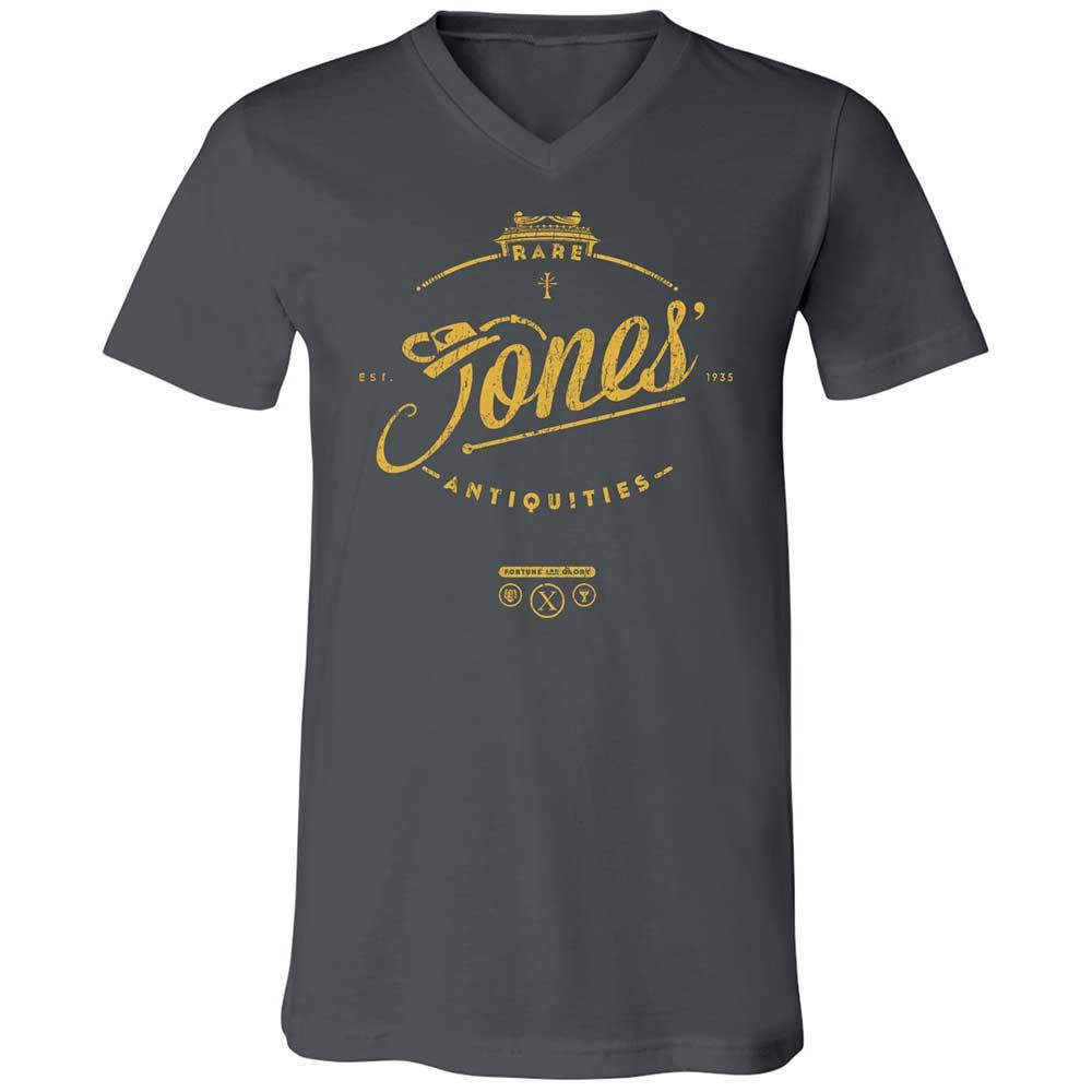 Unisex V-Neck T-Shirt - M6GULHET - Asphalt - 13