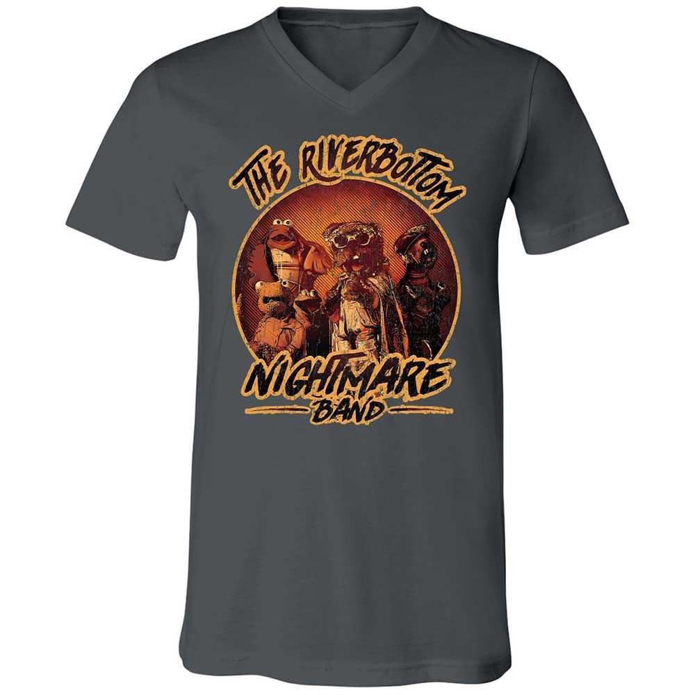 Unisex V-Neck T-Shirt - N1A7DWSR - Asphalt - 13