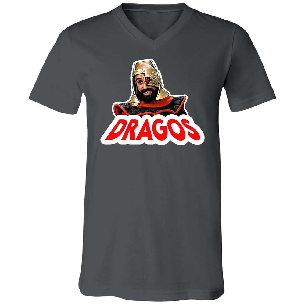 Unisex V-Neck T-Shirt - CNU6XPSE - Asphalt - 13