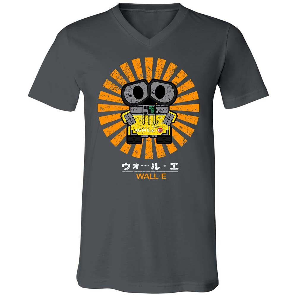 Unisex V-Neck T-Shirt - APSRELKE - Asphalt - 13