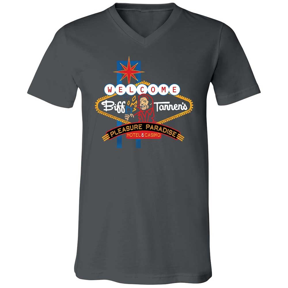 Unisex V-Neck T-Shirt - 65NG5M7V - Asphalt - 13