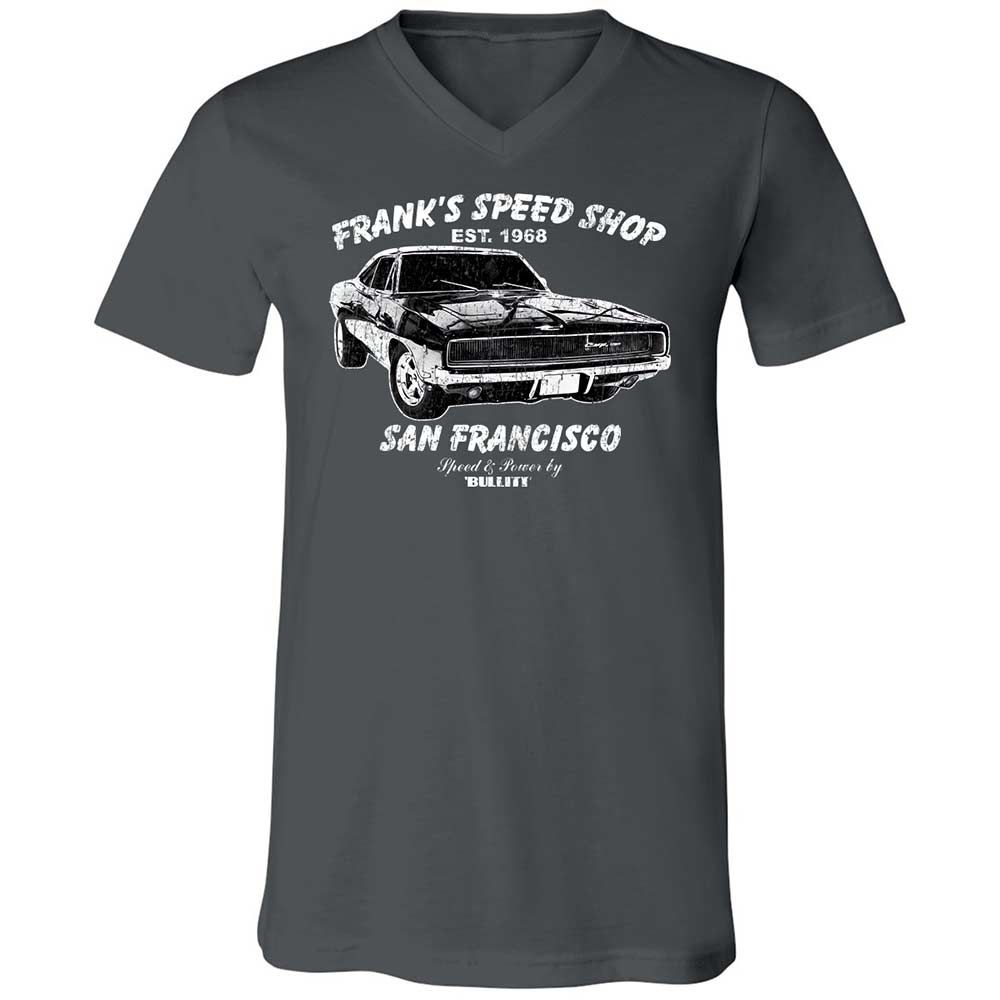 Unisex V-Neck T-Shirt - RE55QE9W - Asphalt - 13