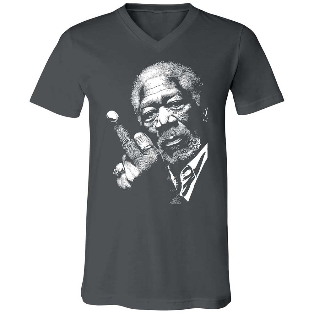 Morgan Freeman middle finger - Asphalt - 13