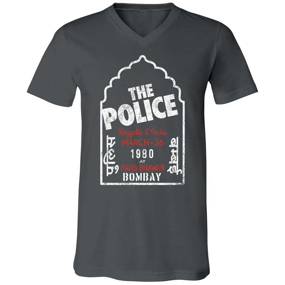 Unisex V-Neck T-Shirt - X9VRX3AS - Asphalt - 13