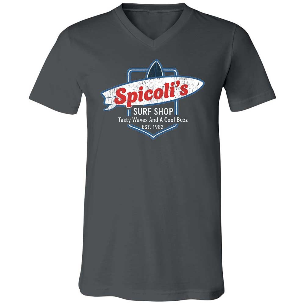 Unisex V-Neck T-Shirt - E256LVWT - Asphalt - 13