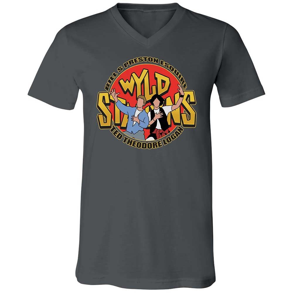 Unisex V-Neck T-Shirt - FB1J95J3 - Asphalt - 13