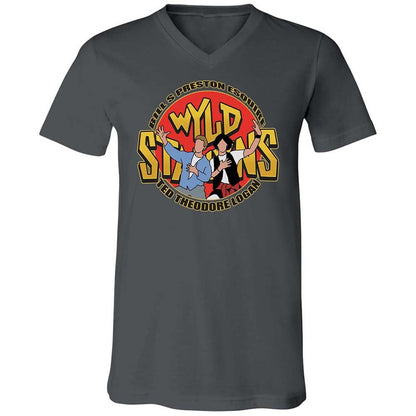 Unisex V-Neck T-Shirt - FB1J95J3 - Asphalt - 13