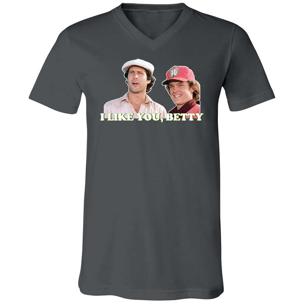 Unisex V-Neck T-Shirt - ZE3LN7TP - Asphalt - 13