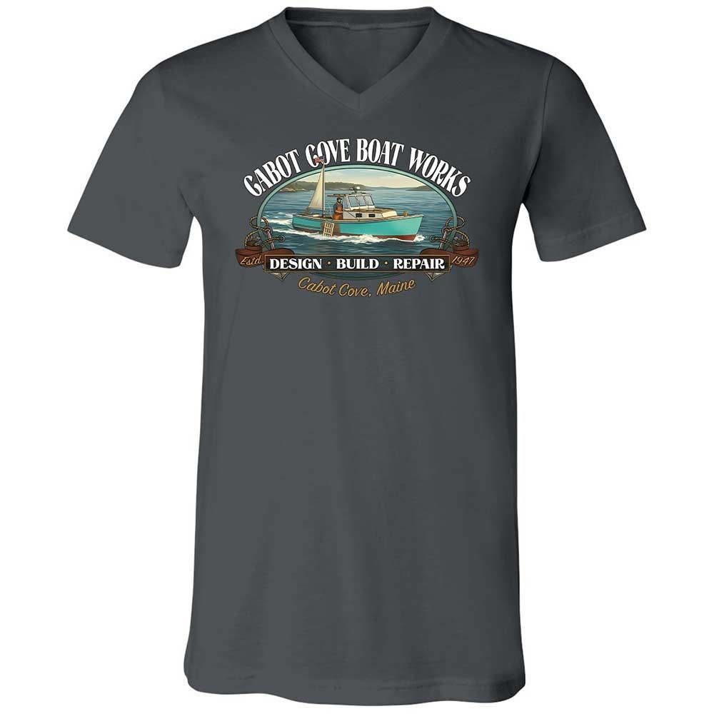Unisex V-Neck T-Shirt - J2SSQL7E - Asphalt - 13
