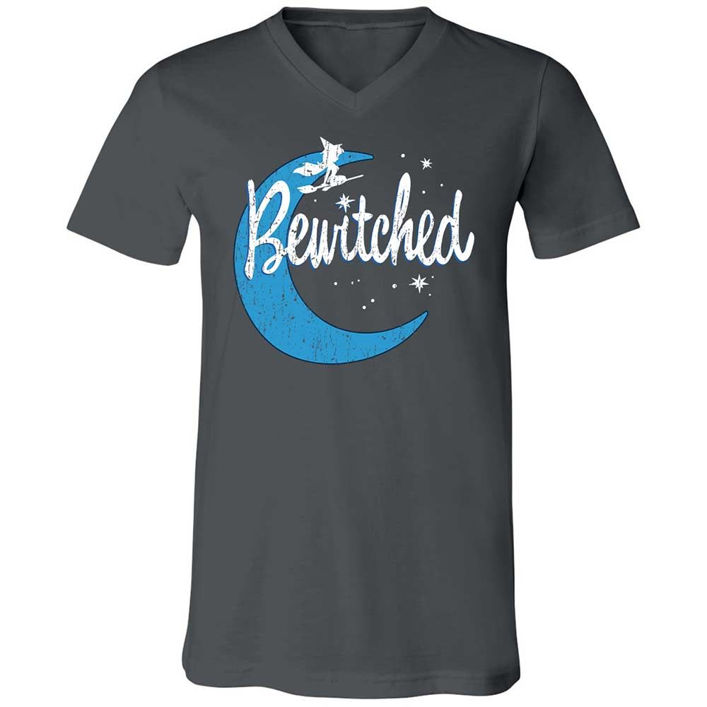 Unisex V-Neck T-Shirt - QC2T2J8J - Asphalt - 13