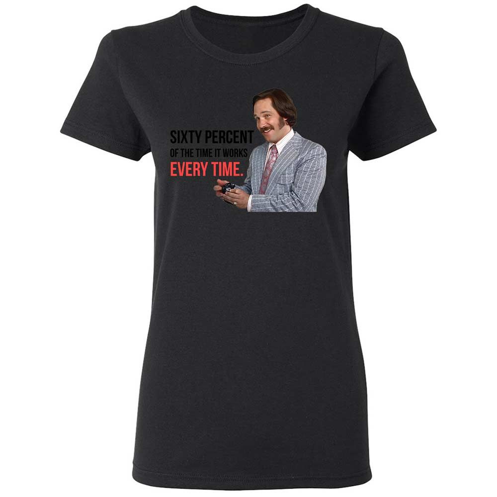 Women's T-Shirt - WJU5VHX5 - Black - 13