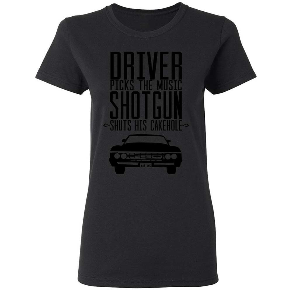 Women's T-Shirt - WZGAL56K - Black - 13