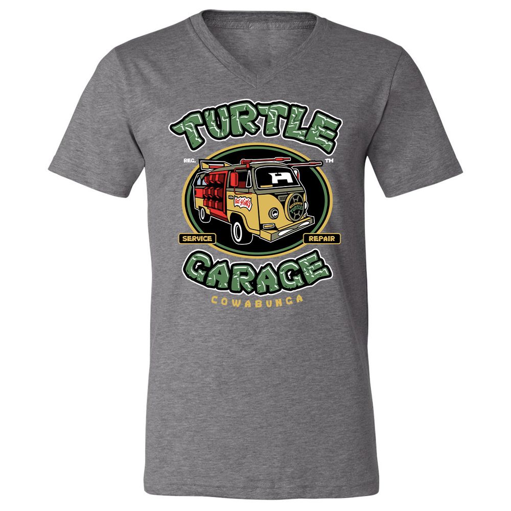 Unisex V-Neck T-Shirt - 29GU3KC3 - Deep Heather - 13