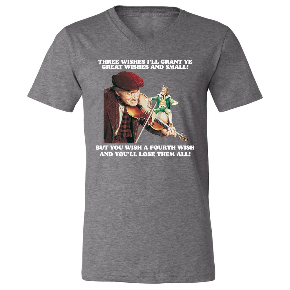 Unisex V-Neck T-Shirt - 34Q23P5K - Deep Heather - 13