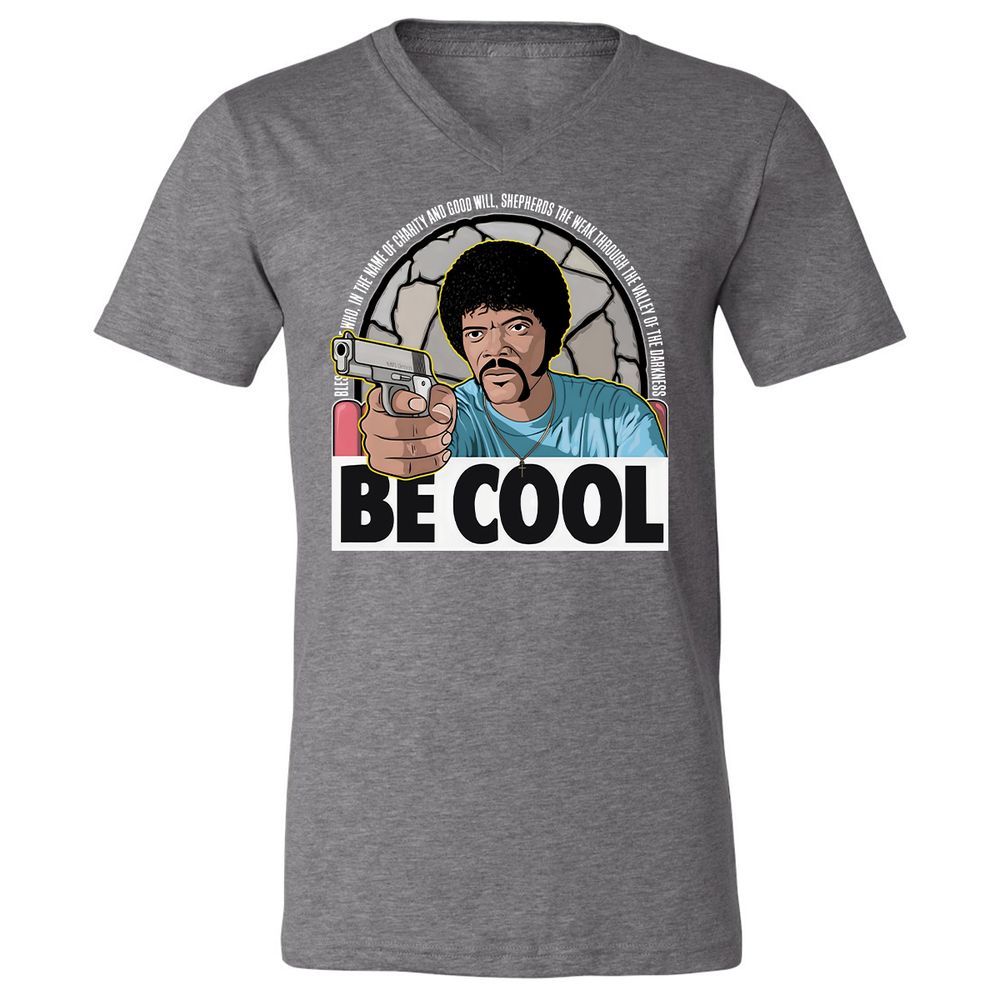 Unisex V-Neck T-Shirt - 2LPKRCMW - Deep Heather - 13