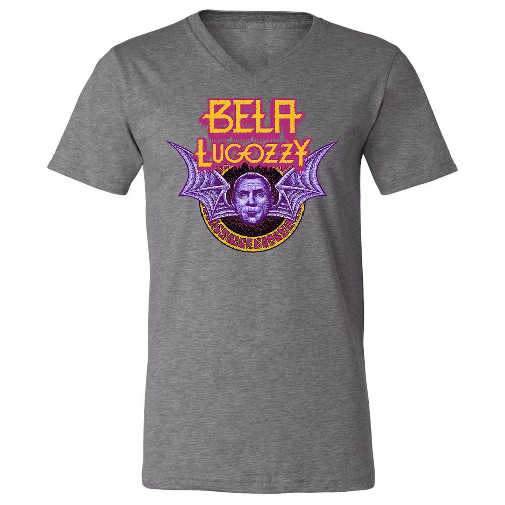 Unisex V-Neck T-Shirt - R8VCZBHF - Deep Heather - 13