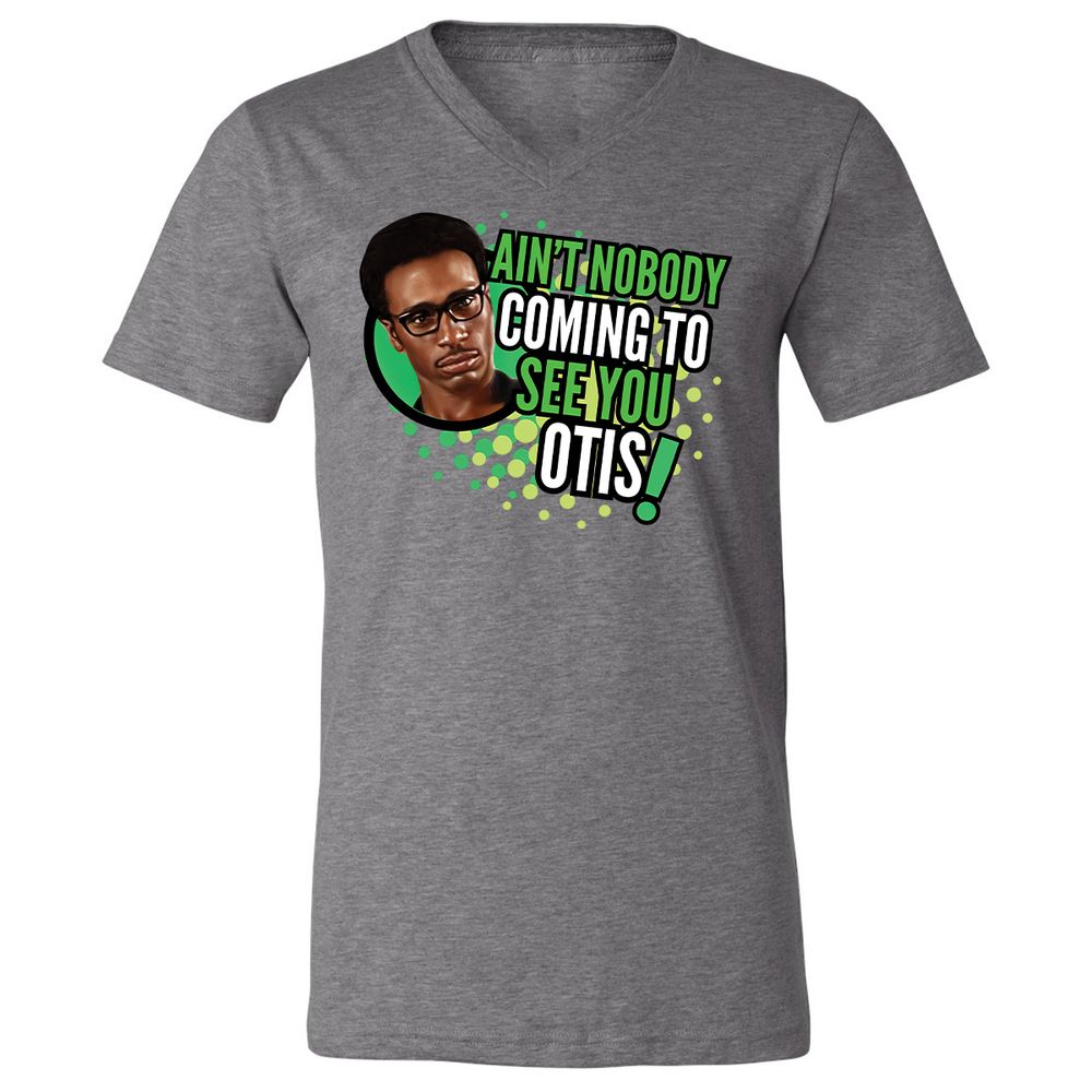 Unisex V-Neck T-Shirt - G3CNL2E7 - Deep Heather - 13