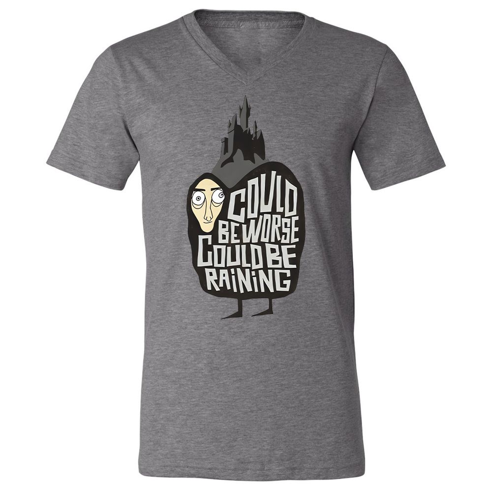 Unisex V-Neck T-Shirt - RCLJ9FN7 - Deep Heather - 13