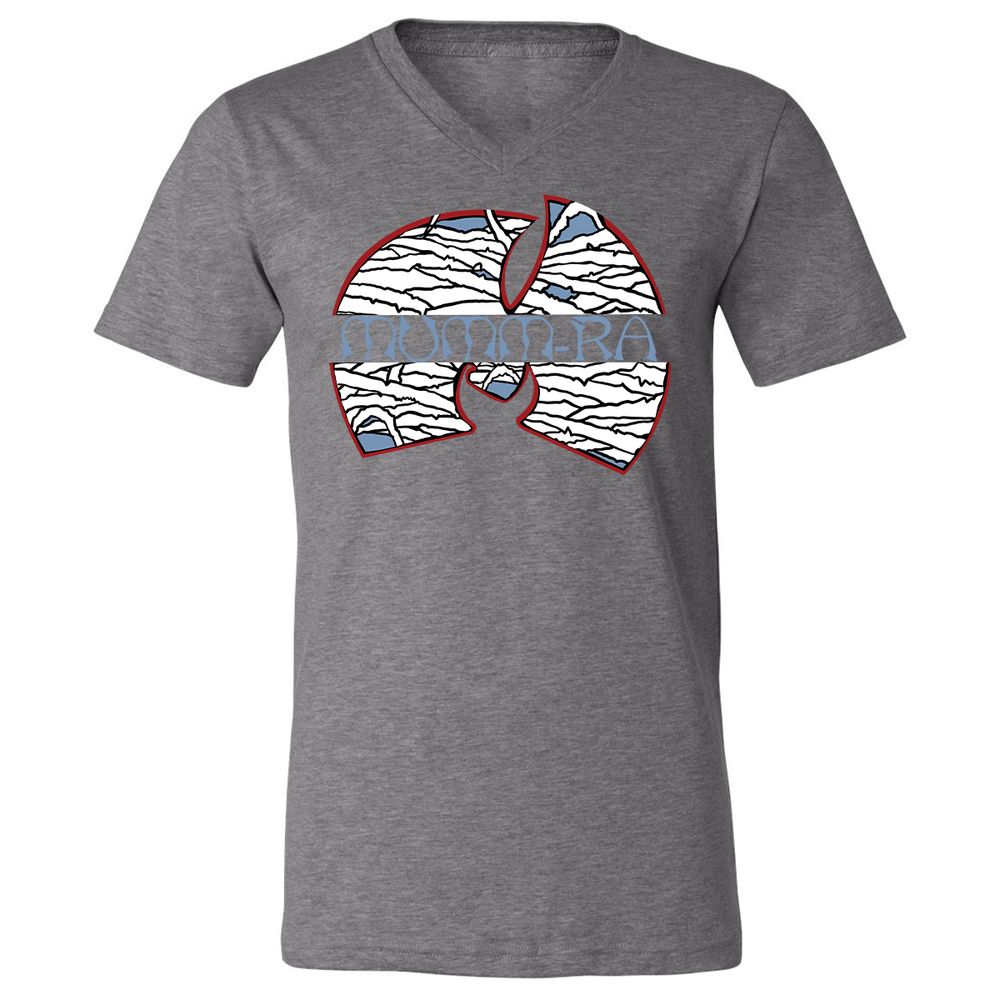 Unisex V-Neck T-Shirt - 3B8EM4JL - Deep Heather - 13