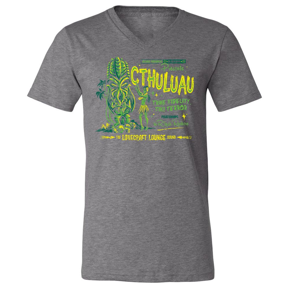 Unisex V-Neck T-Shirt - 5ZC2VZD1 - Deep Heather - 13