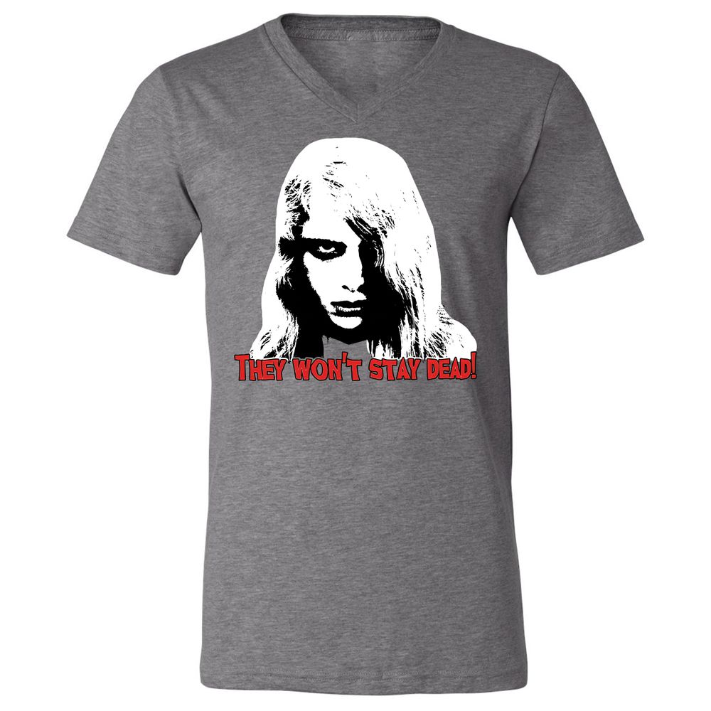 Unisex V-Neck T-Shirt - ADR69PNJ - Deep Heather - 13