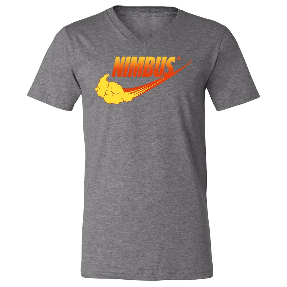 Unisex V-Neck T-Shirt - RR7Q7WHP - Deep Heather - 13