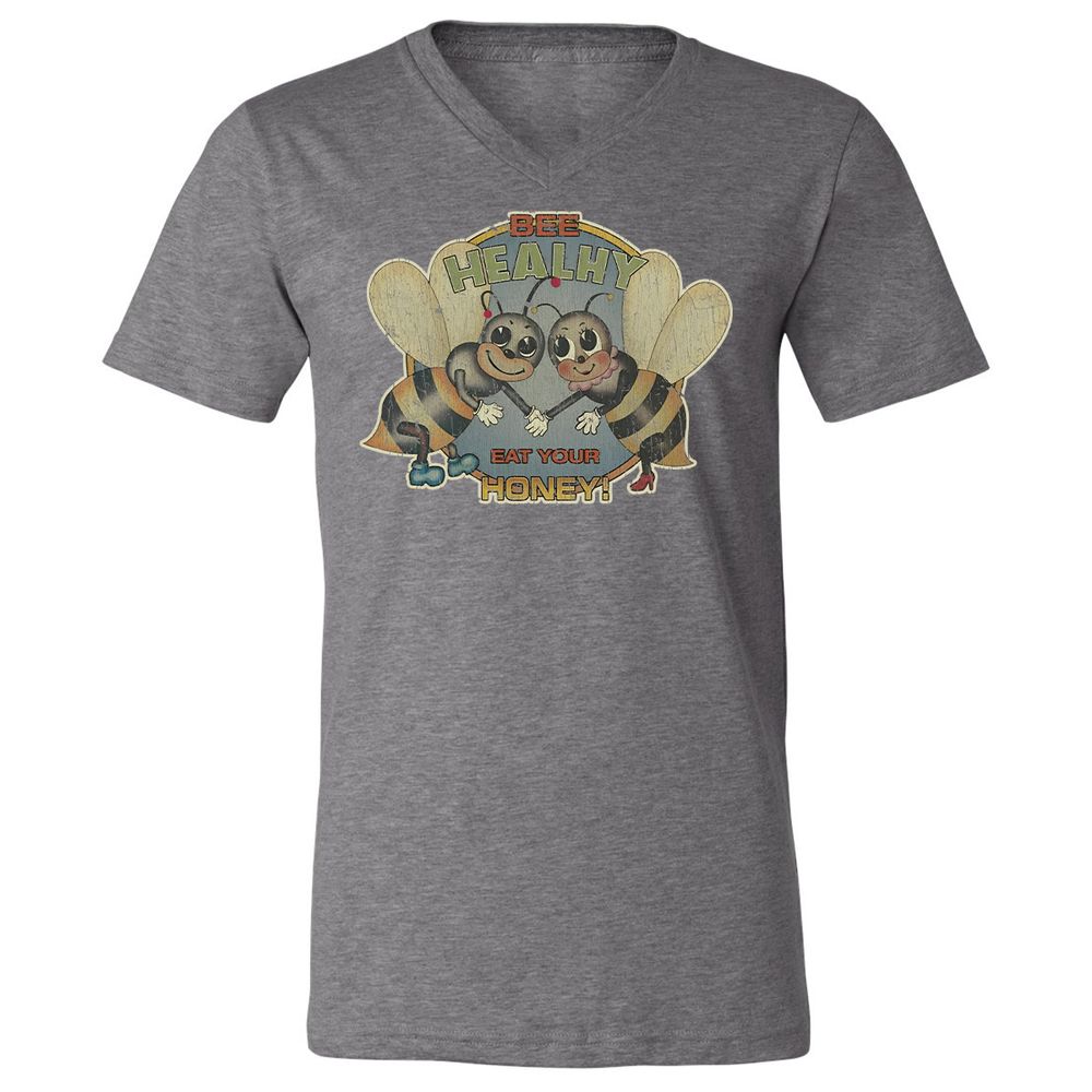 Bee Healthy Eat Your Honey - Deep Heather - 13
