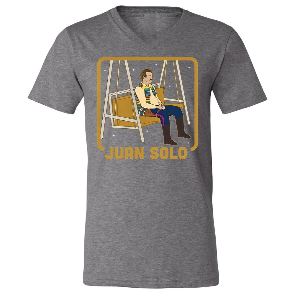 Unisex V-Neck T-Shirt - Y15PBV28 - Deep Heather - 13