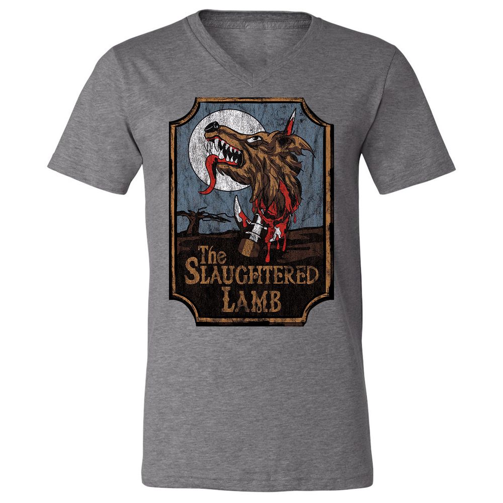 Unisex V-Neck T-Shirt - DLWPCGS2 - Deep Heather - 13
