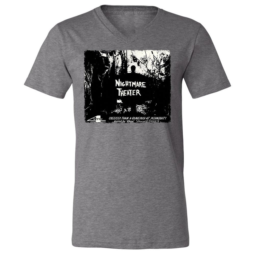 Unisex V-Neck T-Shirt - TNEXB49M - Deep Heather - 13