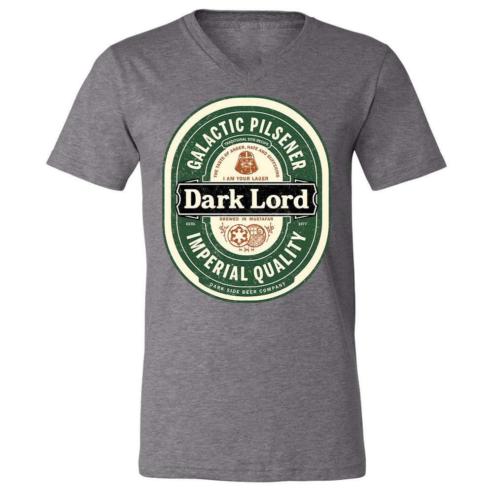 Unisex V-Neck T-Shirt - XUTQ4U7Y - Deep Heather - 13