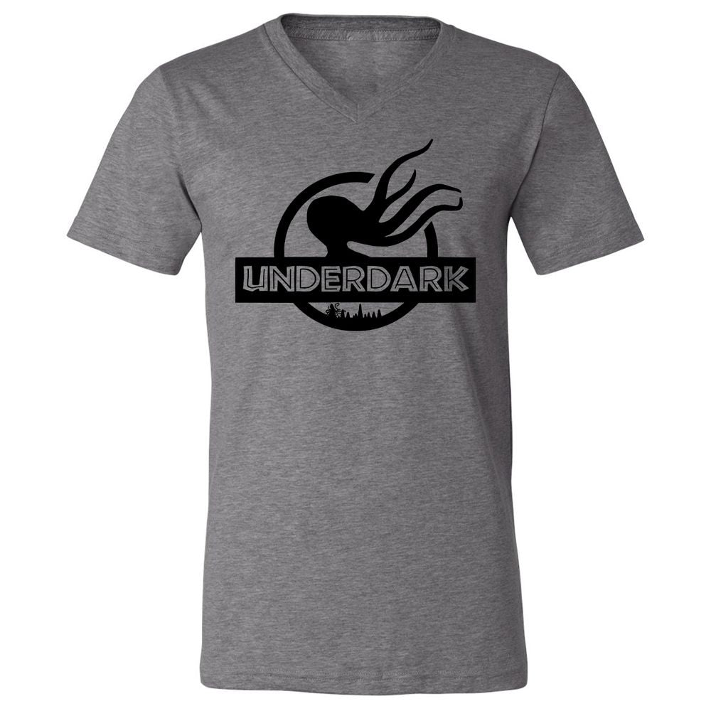 Unisex V-Neck T-Shirt - CPD3YCDS - Deep Heather - 13