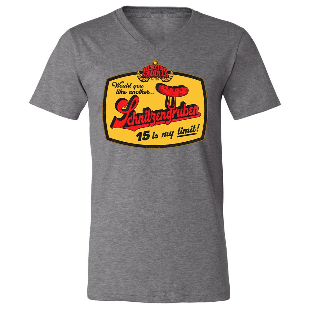 Unisex V-Neck T-Shirt - BSTA7B6U - Deep Heather - 13