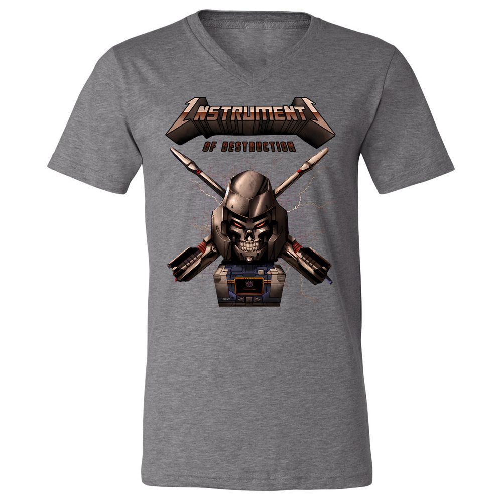 Unisex V-Neck T-Shirt - GJEAQVJM - Deep Heather - 13