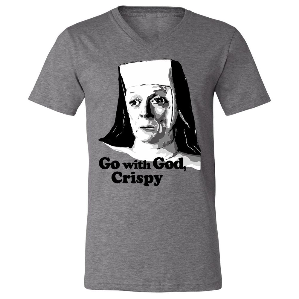 Unisex V-Neck T-Shirt - VFBUVKW9 - Deep Heather - 13