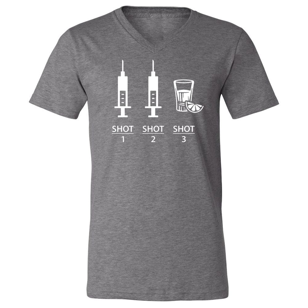 Unisex V-Neck T-Shirt - XXT8JSPJ - Deep Heather - 13