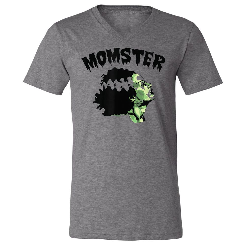 Unisex V-Neck T-Shirt - 57R63TY7 - Deep Heather - 13