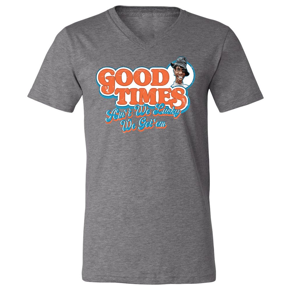 Unisex V-Neck T-Shirt - YNABNTNT - Deep Heather - 13