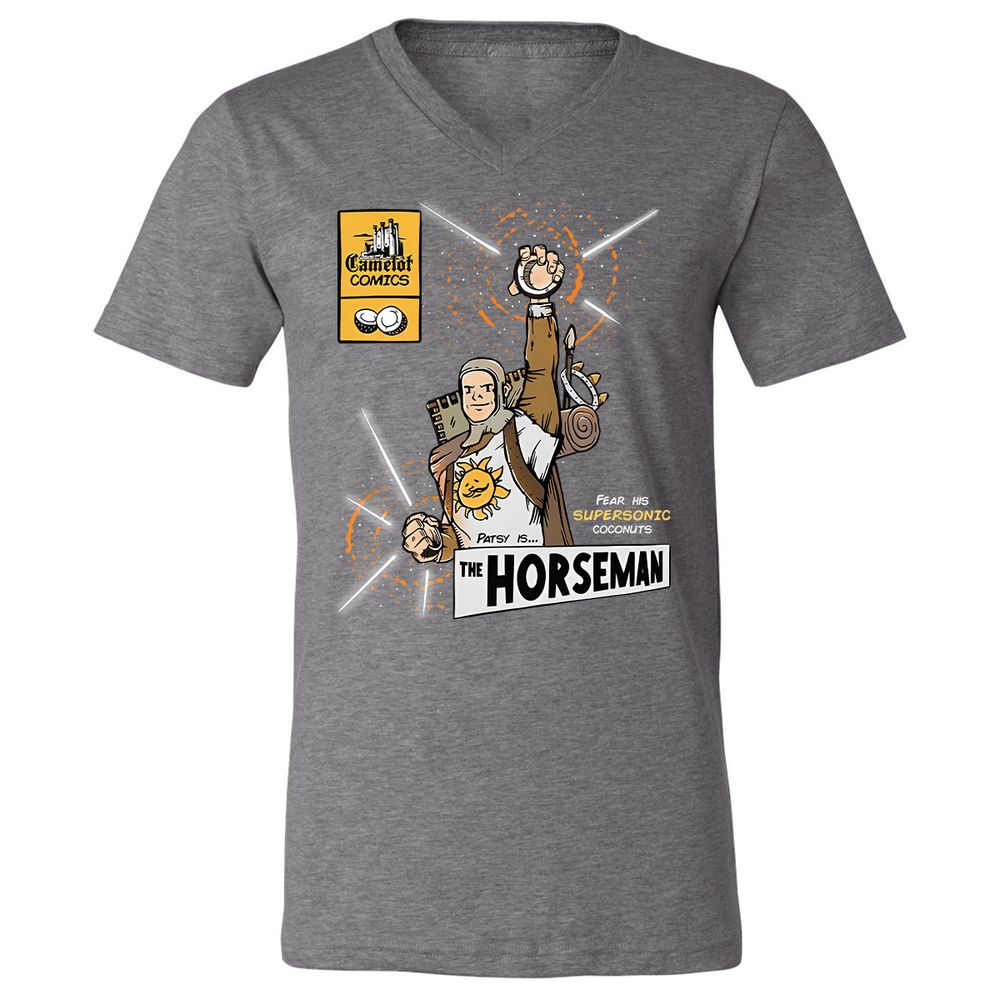 Unisex V-Neck T-Shirt - RZKMY2K8 - Deep Heather - 13