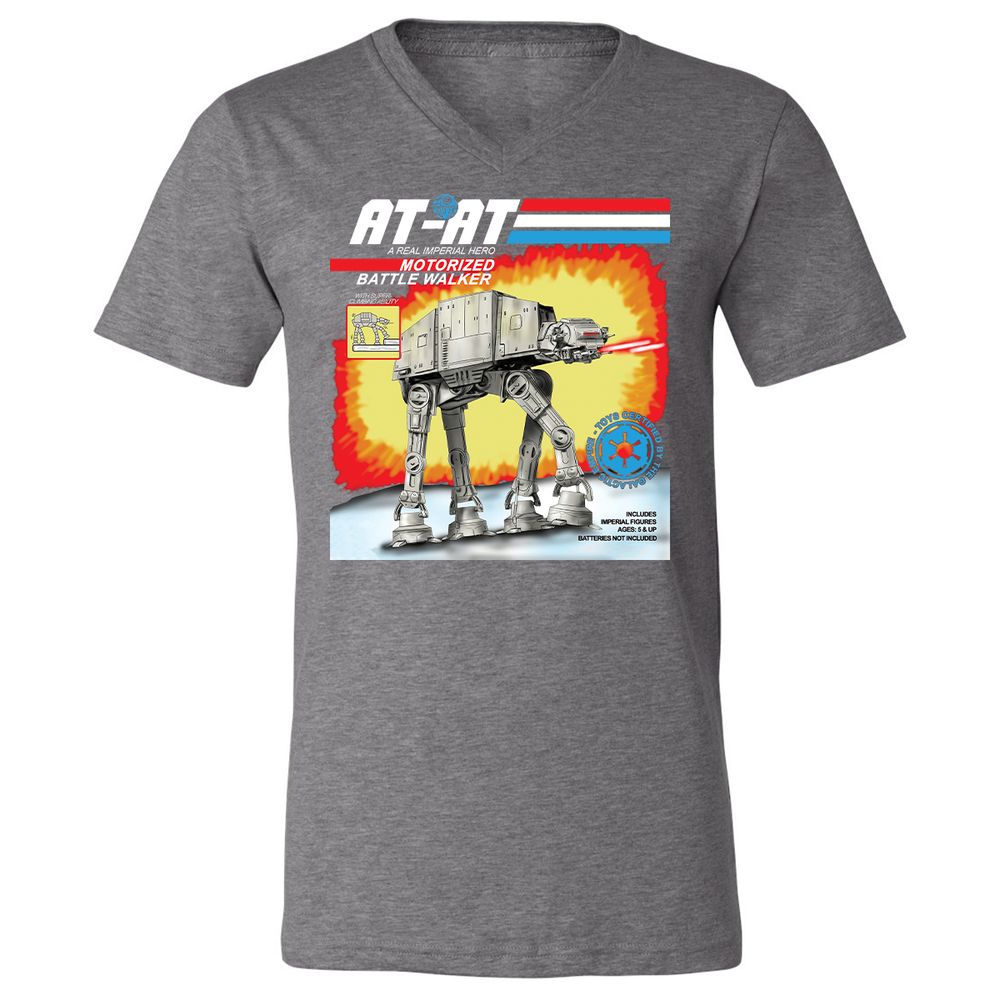 Unisex V-Neck T-Shirt - 3ULWW99E - Deep Heather - 13