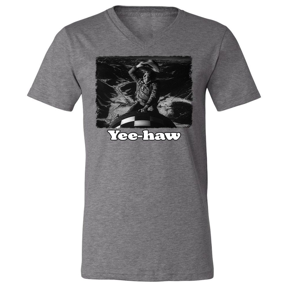 Unisex V-Neck T-Shirt - GTZPT6RW - Deep Heather - 13