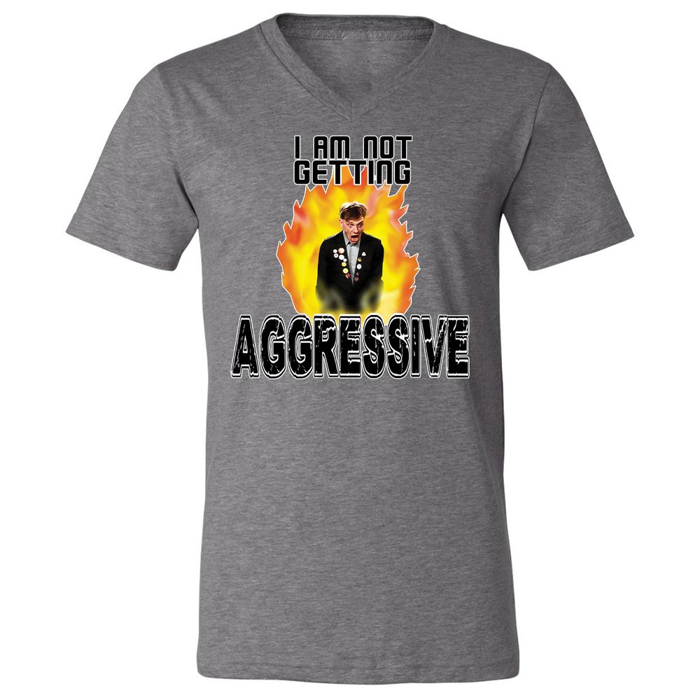 Unisex V-Neck T-Shirt - FMAZ4X5L - Deep Heather - 13