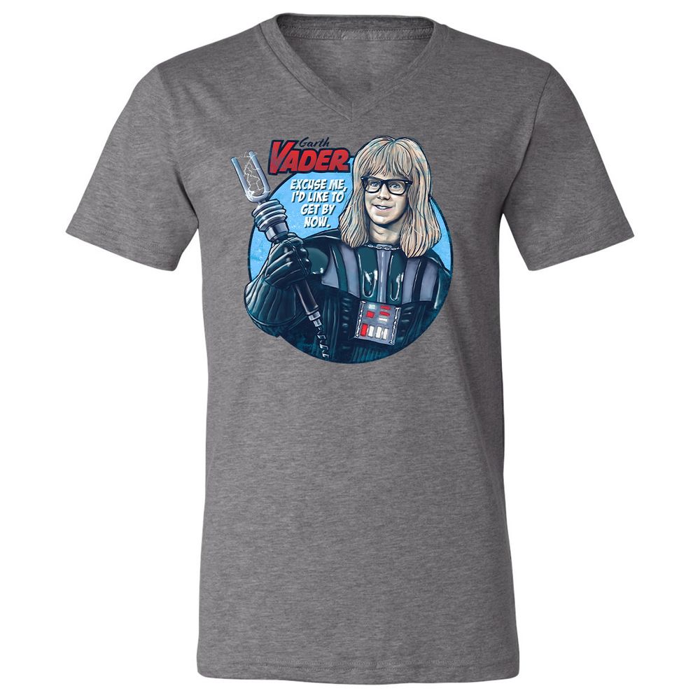 Unisex V-Neck T-Shirt - BNRZ8ML8 - Deep Heather - 13