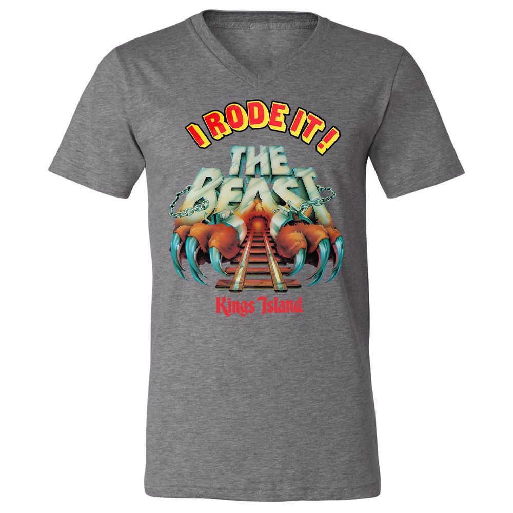 Unisex V-Neck T-Shirt - MYSFGKZG - Deep Heather - 13