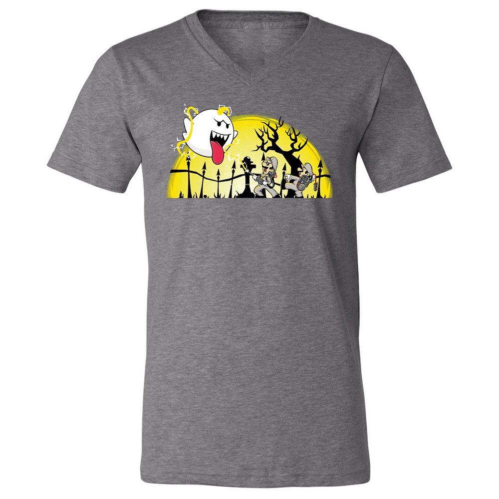 Unisex V-Neck T-Shirt - PZ18CRCZ - Deep Heather - 13