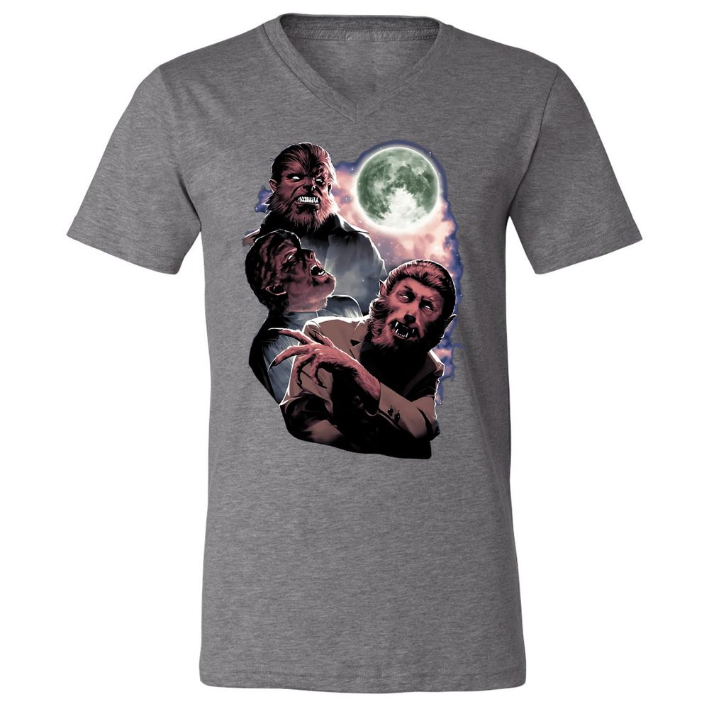 Unisex V-Neck T-Shirt - L399LW31 - Deep Heather - 13