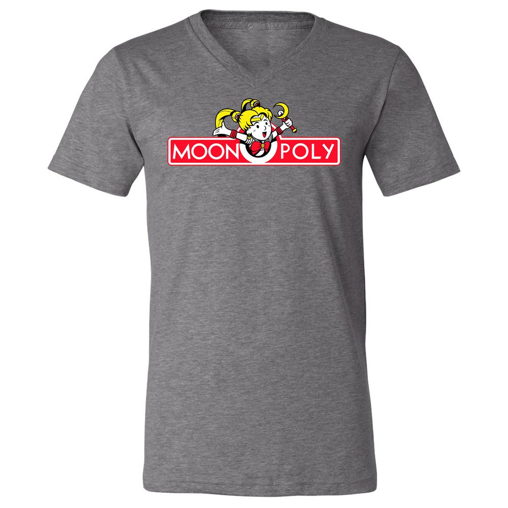 Unisex V-Neck T-Shirt - TA38M1JP - Deep Heather - 13