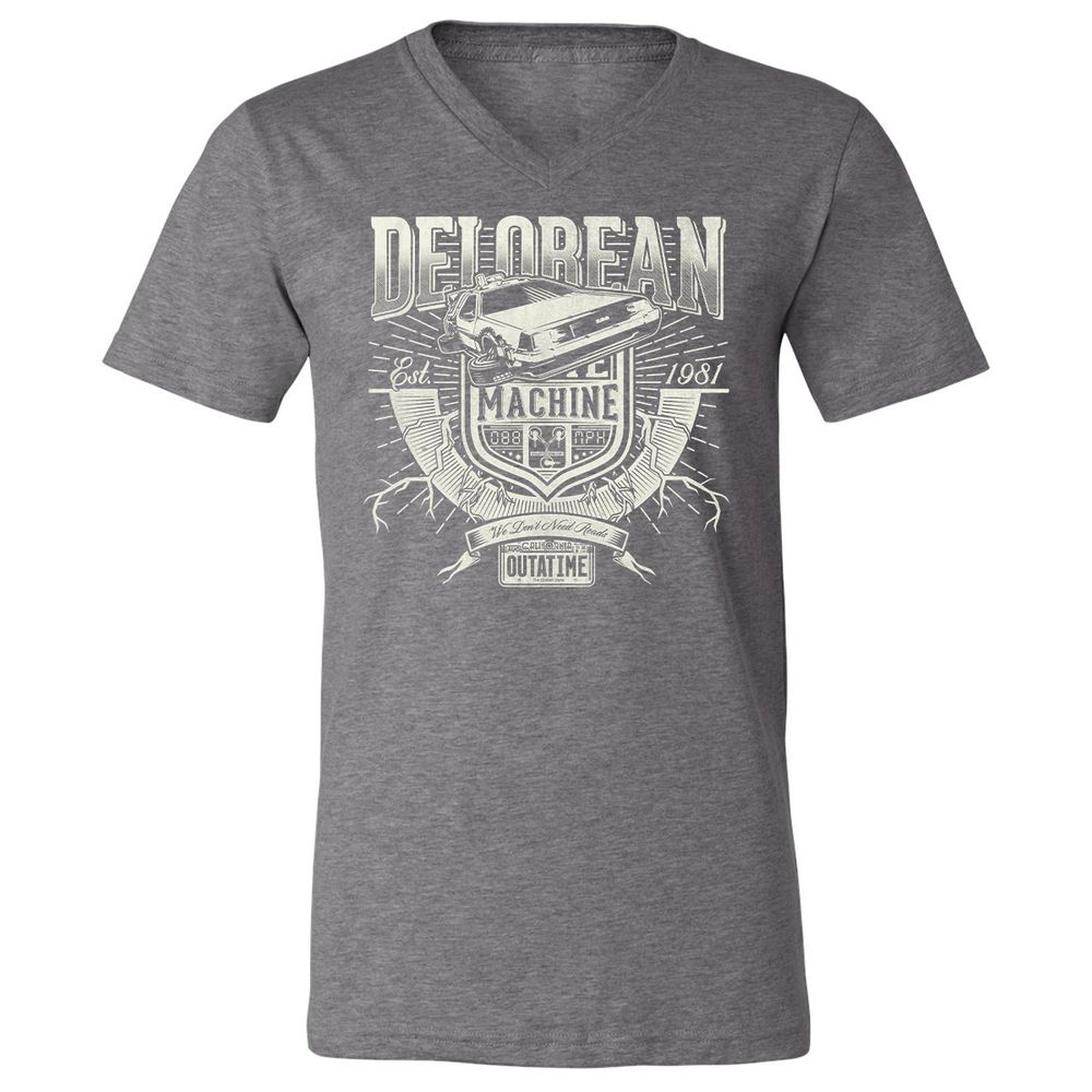 Unisex V-Neck T-Shirt - PP26DP5Q - Deep Heather - 13