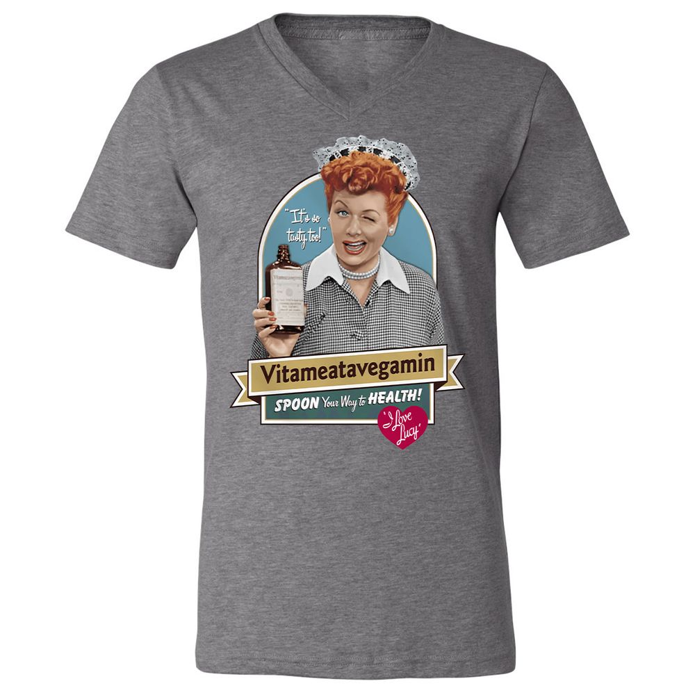 Unisex V-Neck T-Shirt - 2GAG99S8 - Deep Heather - 13